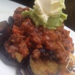 Eggplant Bolognaise Stack